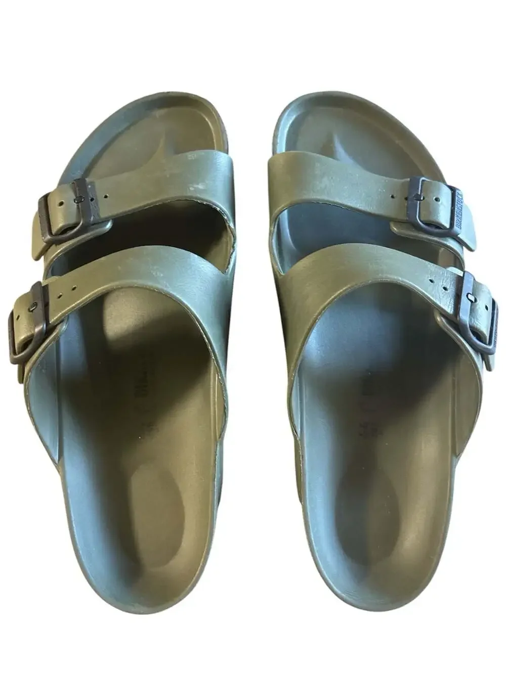 Birkenstock Arizona Essentials EVA Slide Sandals in Khaki
